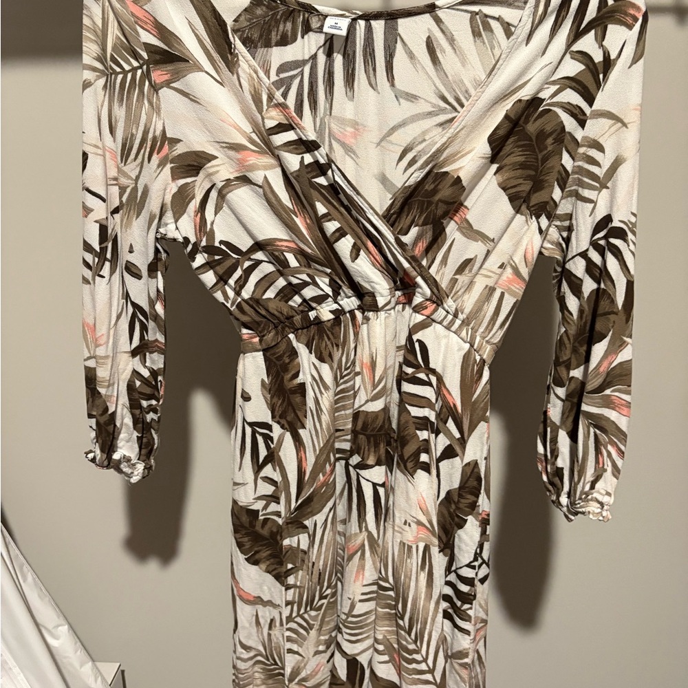 Old Navy Palm Pattern Dress
